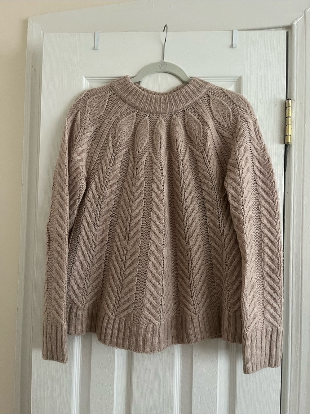 Tuckernuck Cable Knit Crew Sweater - Taupe